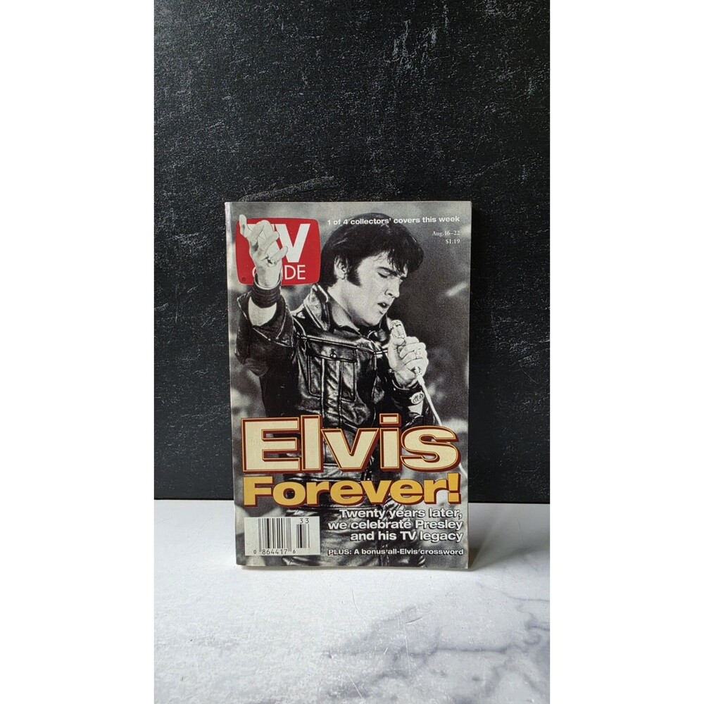 Vtg August 16-22 1997 TV Guide ELVIS Forever Celebrating Presley & His TV Legacy